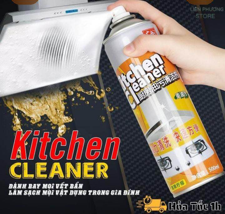Spray anti rouille cuisine 500ml Détergent liquide pour enlever la graisse forte Nettoyant liquide